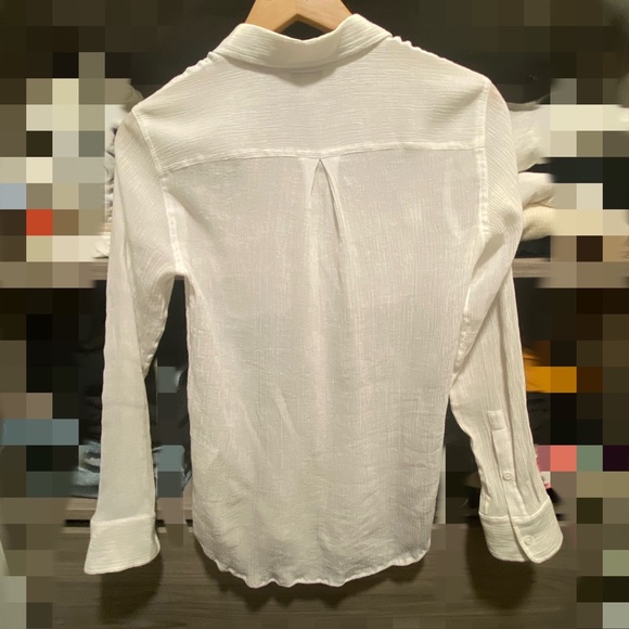 Club Monaco Longsleeve White Shirt - Picture 4 of 6
